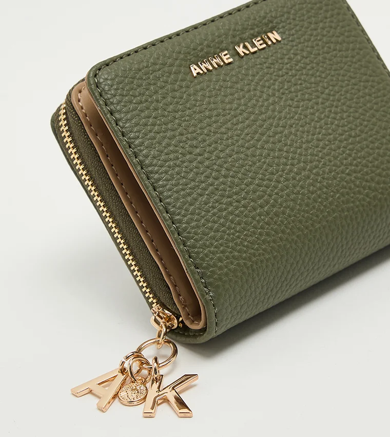 ANNE KLEIN  Anne Klein Textured Zip-around Wallet for Women | Best Price UAE
